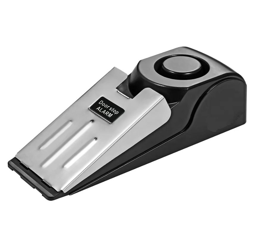 Portable Door Stop Alarm | 120dB Security Door Alarm for Home, Hotel & Travel
