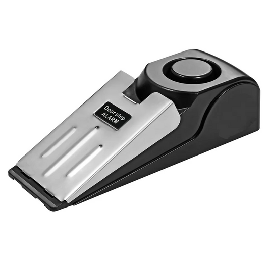 Portable Door Stop Alarm | 120dB Security Door Alarm for Home, Hotel & Travel