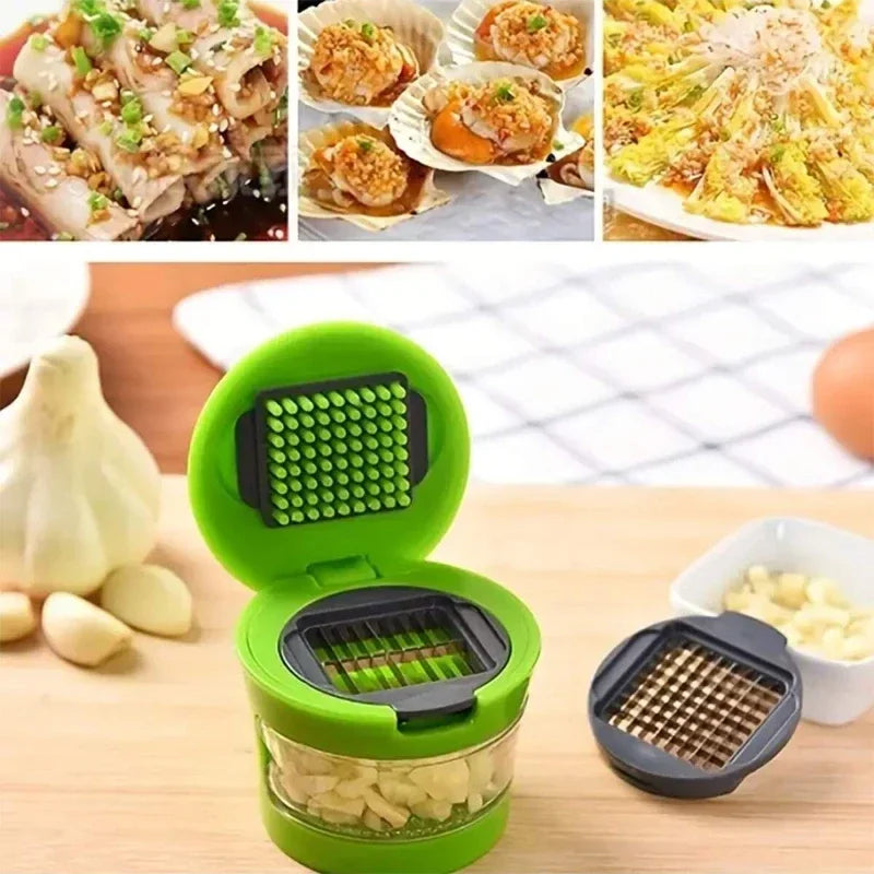 Mini Garlic Chopper | Chop in Seconds (No Knife Needed)