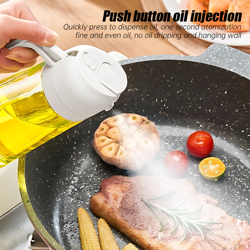 2-in-1 Oil Spray & Pour Bottle (500ml) | Control Oil & Cook Healthier